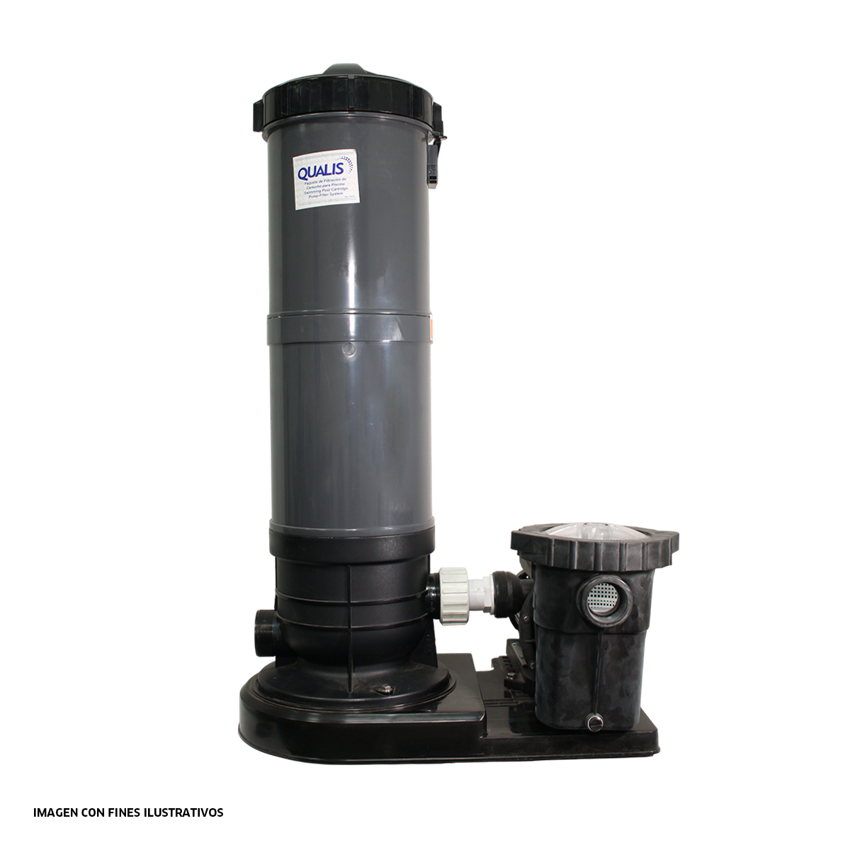 BOMBA AERIS 1.0HP CON FILTRO DE CARTUCHO QUALIS DE 75GPM